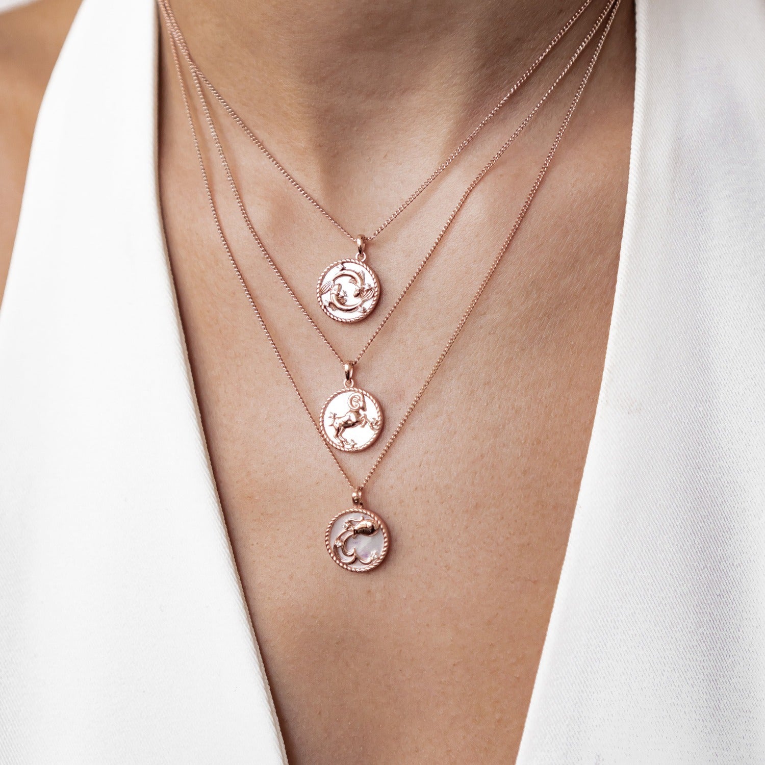 Collier pendentif zodiaque Verseau